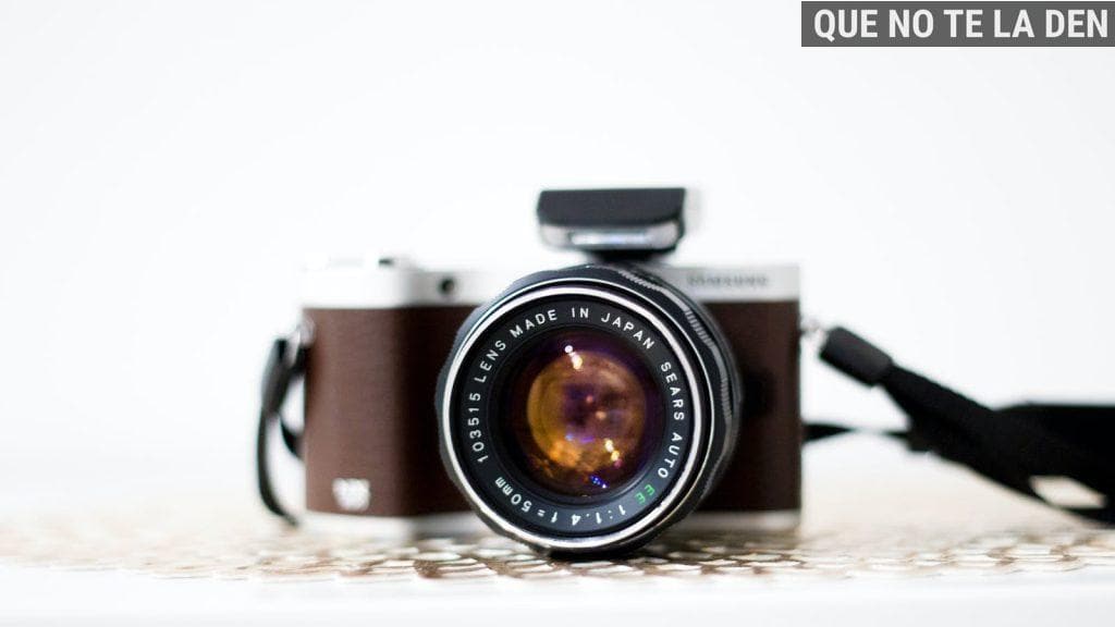 Black and Brown Dslr Camera