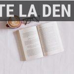 book near eyeglasses and cappuccino