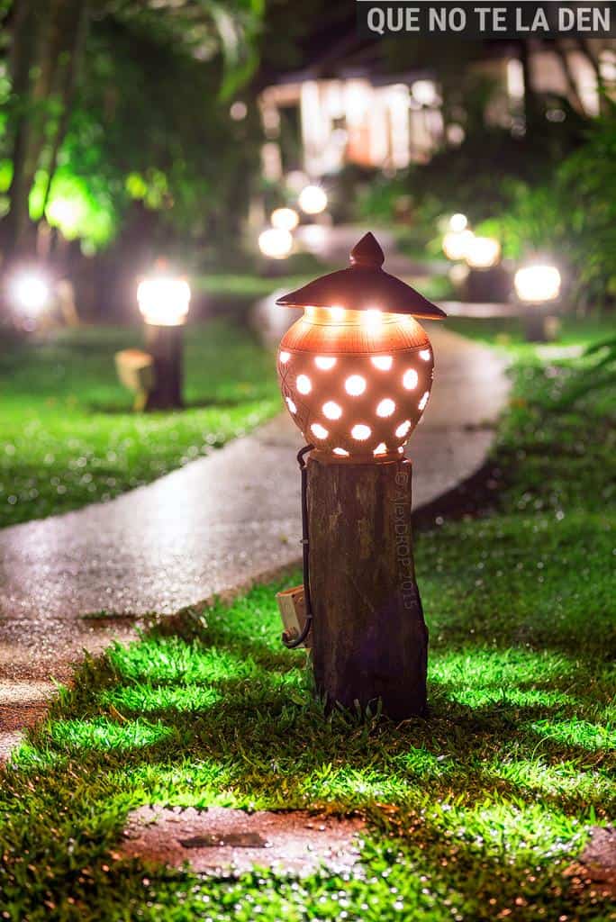 luces de jardin